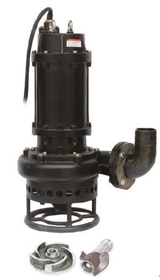 WATER SOUND 80QNS43.7 -5 HP 380V- ENDÜSTRİYEL TİP EKONOMİK KARIŞTIRICILI ÇAMUR DALGIÇ POMPA 1450 d/d