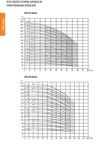 Etna EVS 45/11-450     60Hp 380V  Dik Milli Komple Paslanmaz Çelik Çok Kademeli Santrifüj Pompa