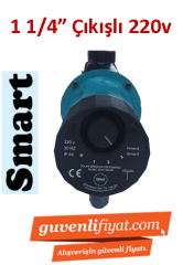 SMART SMP 25/7-180 MF 220V 1 1/4'' Çıkışlı Üç Hızlı Dişli Sirkülasyon Pompası