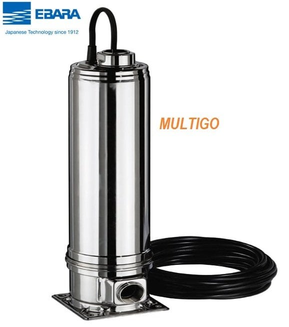 Ebara MULTIGO  80/20    2Hp 380V  Çok Kademeli Dikey Tip Paslanmaz Çelik Santrifüj Pompa