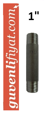 1\'\' 70 CM SİYAH BORU NİPELİ