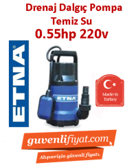 ETNA EFP-040 T 0.55hp 220v Plastik Gövdeli Drenaj Dalgıç Pompa