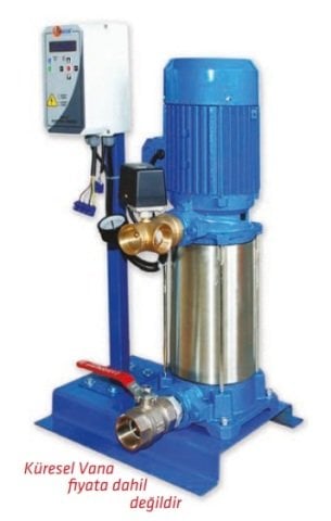 WATER SOUND 1YMPV6-80 -2 HP-220V- NORİL FANLI TEK POMPALI PAKET HİDROFOR