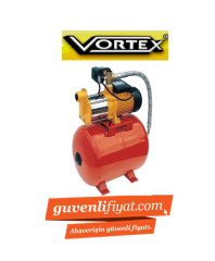 VORTEX VKP S/S 7-06M 2.HP 220V YATAY MİLLİ PASLANMAZ ÇELİK KADEMELİ PAKET HİDROFOR