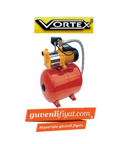 VORTEX VKP S/S 9-04M 1.6 HP 220V YATAY MİLLİ PASLANMAZ ÇELİK KADEMELİ PAKET HİDROFOR