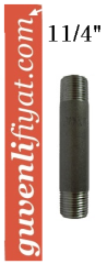 11/4\'\' 55 CM SİYAH BORU NİPELİ