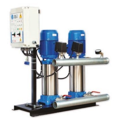 WATER SOUND 2VM12-8.5X7T0 -2X5.5 HP-380V-DİK MİLLİ İKİ POMPALI PAKET HİDROFOR
