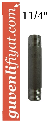 11/4\'\' 85 CM SİYAH BORU NİPELİ