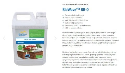 BioWave  BR-0 301   10 Litre Foseptik Pis ve Kötü Koku Giderici
