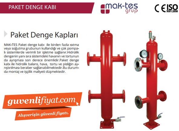 MT-PDK12 - DN 100 4'' PAKET DENGE KABI - TANKI ( KAYNAKLI)