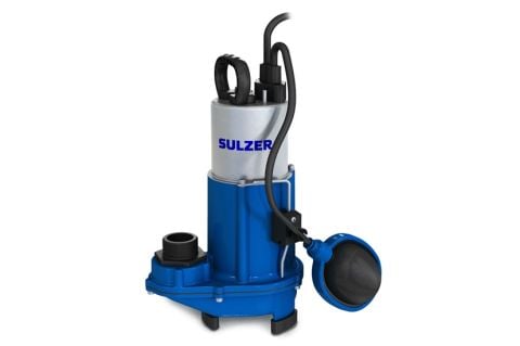 Sulzer MF 354 WKS 0,70kw (0,95hp) 220v Açık Fanlı Pis Su Dalgıç Pompa