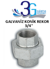 3/4 GALVANİZ KONİK REKOR