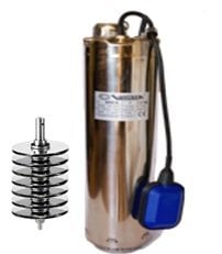 VORTEX SRX 803 M -1.5 HP-220V-  ÇELİK FANLI ÇOK KADEMELİ PANOLU KESON KUYU DALGIÇ POMPA