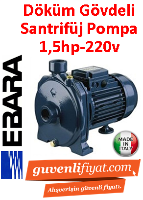 EBARA CMB 1.50 M 220v 1.5HP Tek Kademeli Döküm Santrifüj Pompa