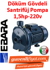 EBARA CMB 1.50 M 220v 1.5HP Tek Kademeli Döküm Santrifüj Pompa