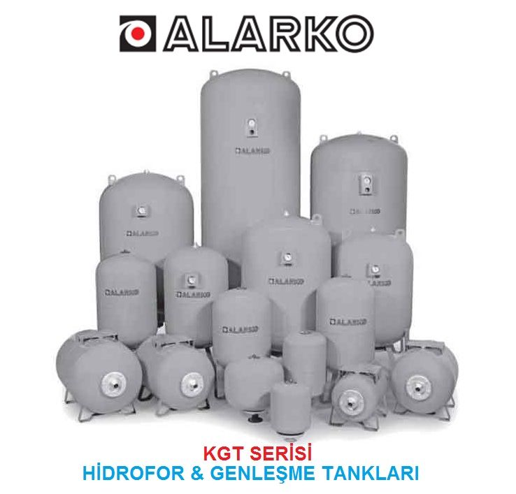 Alarko KGT 50D  50 Litre 10 Bar Dikey Kapalı Tip Hidrofor ve Genleşme Tankı