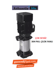 ATLANTİS YKSS 12-10 KT 5.5 HP 380V DİK MİLLİ ÇOK KADEMELİ PASLANMAZ ÇELİK FANLI POMPA