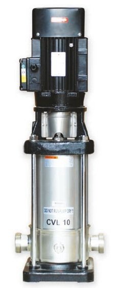 WATER SOUND CVL 3-12 -1.5 HP-220V- KOMPLE PASLANMAZ ÇELİK  DİK MİLLİ İNLİNE POMPA