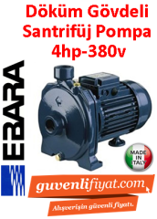 EBARA CMD 4.00 T 380v 4HP Tek Kademeli Döküm Santrifüj Pompa