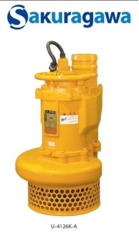 Sakuragawa U-4126K-A 9kw Karıştırıcılı Çamur Dalgıç Pompa