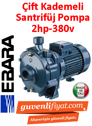 EBARA CDA 2.00 T 380V 2HP Çift Kademeli Santrifüj Pompa