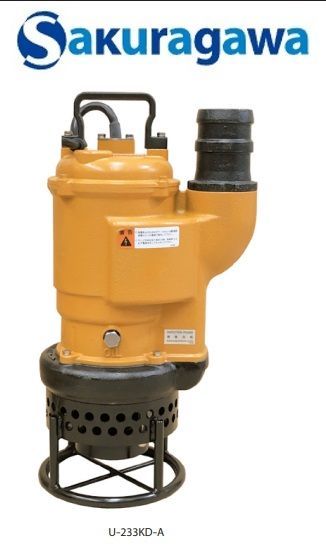 Sakuragawa U-233KD-A 2,2kw Karıştırıcılı Çamur Dalgıç Pompa
