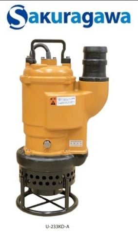 Sakuragawa U-233KD-A 2,2kw Karıştırıcılı Çamur Dalgıç Pompa
