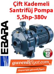 EBARA CDA 5.50 T 380V 5.5HP Çift Kademeli Santrifüj Pompa