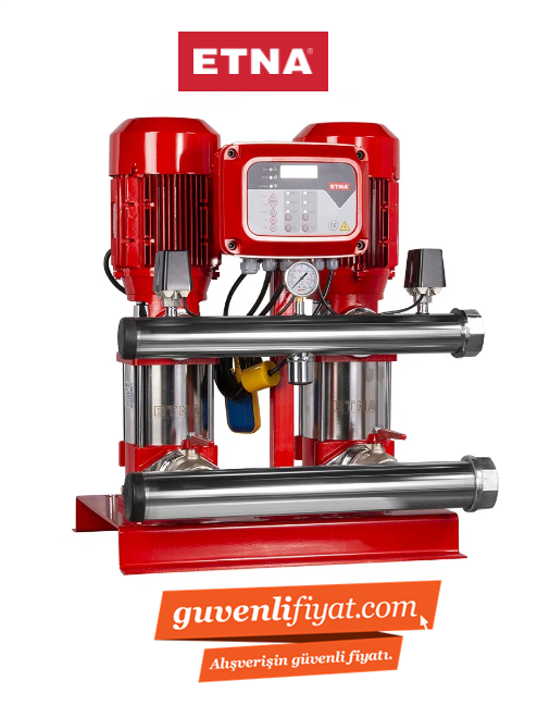 ETNA Y2 KO 35/8-150 2x20 HP 380W İKİ POMPALI ALARM KİTLİ YANGIN HİDROFORU