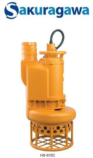 Sakuragawa HS-610 7.5KW Ağır Hizmet Tipi Karıştırıcılı Çamur Dalgıç Pompa