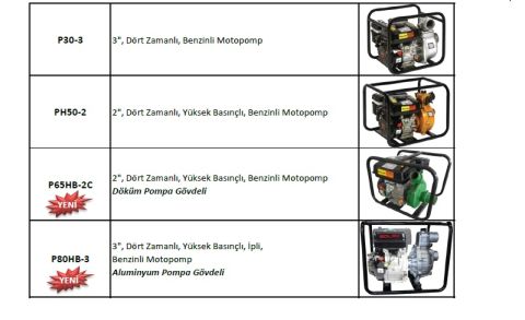 SOLAX P20-2   2'' DÖRT ZAMANLI BENZİNLİ MOTOPOMP