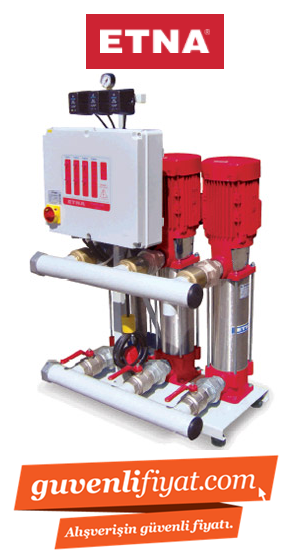 ETNA Y3 KO 25/4-40 3x5.5 HP 380V ÜÇ POMPALI ALARM KİTLİ YANGIN HİDROFORU