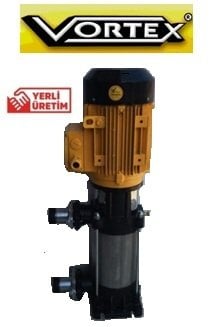 VORTEX YBT 95-09 -2 HP-380V- ÇOK KADEMELİ NORİL FANLI DİK MİLLİ KAPLİNLİ POMPA