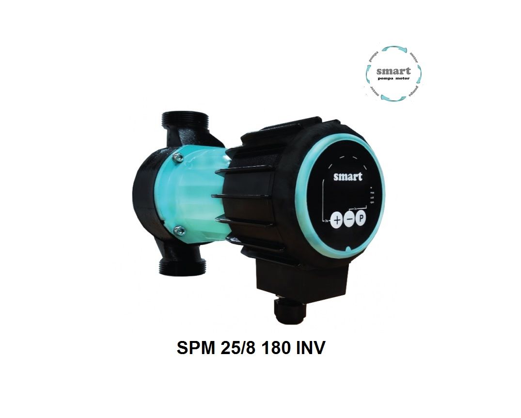 SMART SPM 25/8 180 inv  FREKANS KONTROLLÜ DİŞLİ ECO DESIGN SİRKÜLASYON POMPASI - 25(1'') BAĞLANTI ÇAPI - 140W GÜÇ