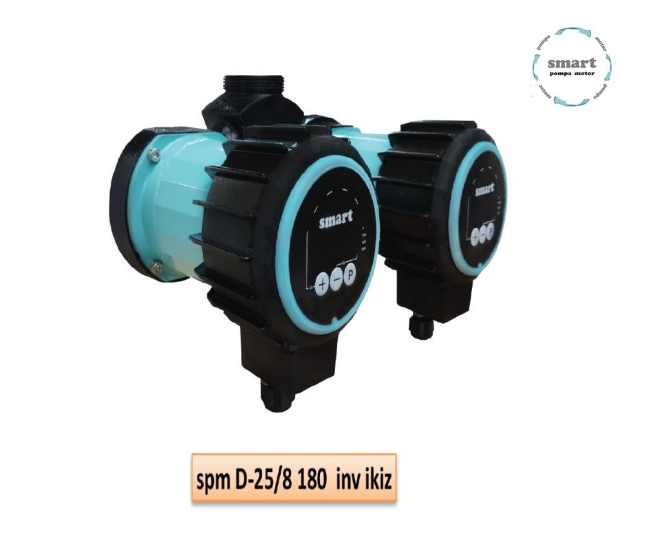 SMART SPM d- 25/8 180 inv ikiz  FREKANS KONTROLLÜ DİŞLİ ECO DESIGN SİRKÜLASYON POMPASI - 25(1'') BAĞLANTI ÇAPI - 140W GÜÇ