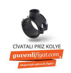 90 x 3/4'' CİVATALI PVC PRİZ KOLYE