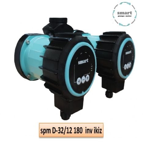 SMART SPM d- 32/12 180 inv ikiz  FREKANS KONTROLLÜ DİŞLİ ECO DESIGN SİRKÜLASYON POMPASI - 32(1 1/4'') BAĞLANTI ÇAPI - 180W GÜÇ