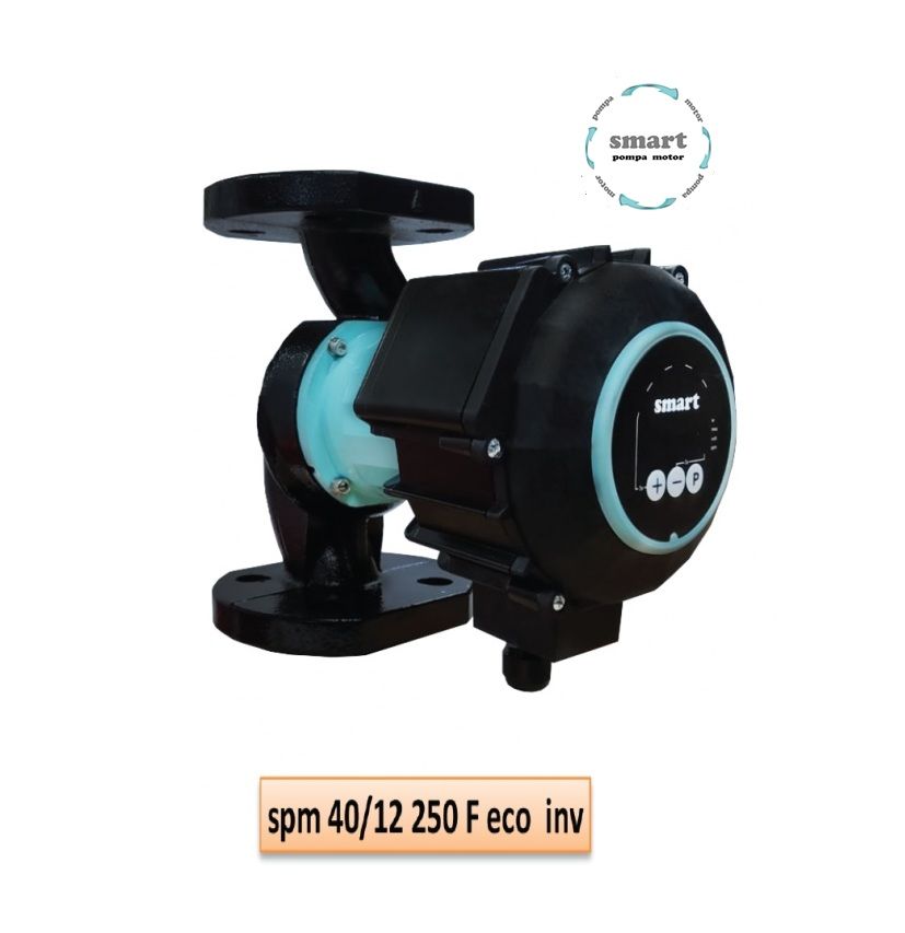 SMART SPM 40/12 250 F eco inv DN40  FREKANS KONTROLLÜ FLANŞLI ECO DESIGN SİRKÜLASYON POMPASI - 480W GÜÇ