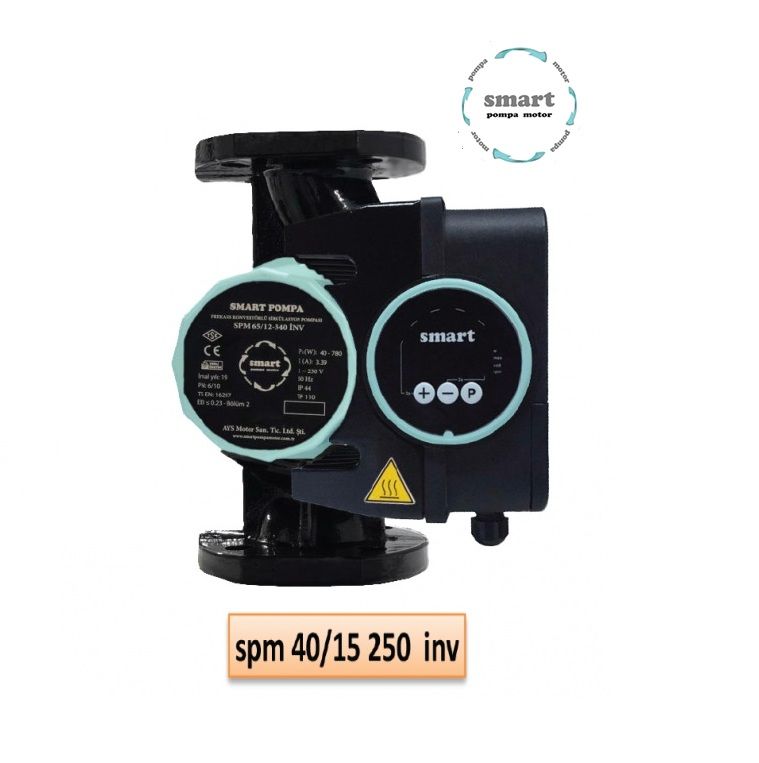 SMART SPM 40/15 250 INV  DN40  FREKANS KONTROLLÜ FLANŞLI SİRKÜLASYON POMPASI - 630W GÜÇ