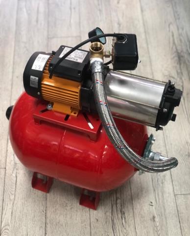 ALARKO PSRM 454 - 3 HP 220V 50 LT TANKLI YATAY KADEMELİ SESSİZ PAKET HİDROFOR