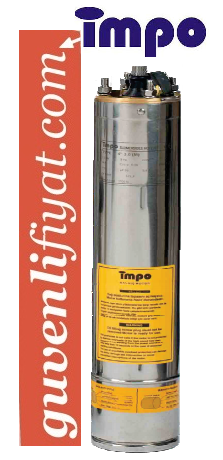 İMPO 7.5kw -10hp 380V Dalgıç Motor (eco motor, döküm başlıklı, ithal) 4''