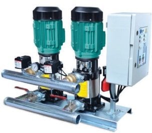 MASTER 2 MVK 9/5 T - 2X2.0 HP 380V ÇİFT POMPALI DİKEY MİLLİ HİDROFOR