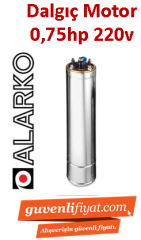ALARKO 0.75HP 220V TEK DALGIÇ MOTOR