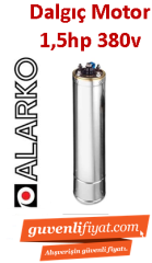 ALARKO 1.5HP 380V TEK DALGIÇ MOTOR