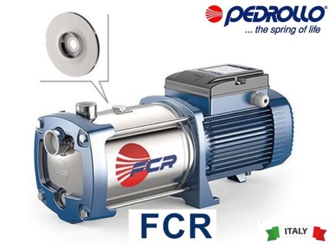 Pedrollo  FCR 200/5 (TRF)   2.5 Hp 380V  Komple Paslanmaz Yatay Kademeli Pompa