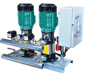 MASTER 2 MVK 25/6 T - 2X7.5 HP 380V ÇİFT POMPALI DİKEY MİLLİ HİDROFOR
