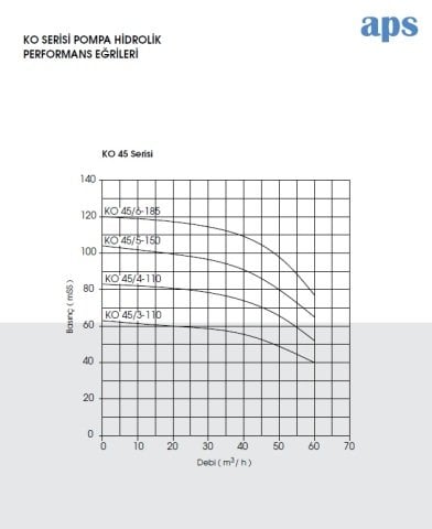 Etna APS KO 25/6-55     7.5Hp 380V  Dik Milli Çok Kademeli Santrifüj Pompa