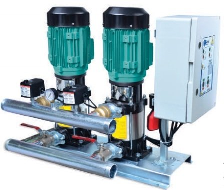 MASTER 2 MV 18/5 T - 2X4.0 HP- 380V -  ÇİFT POMPALI DİKEY MİLLİ HİDROFOR