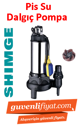 SHIMGE WQDS 10-7-0.75 1HP 220V Paslanmaz Gövdeli Pis Su Dalgıç Pompa