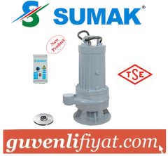 SUMAK SDTY 100/2 10.HP 380W AZ KİRLİ SU DALGIÇ POMPA